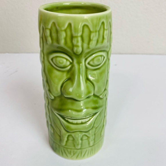 Set Of 4 Chiki Tiki Ceramic Tall Tiki Mugs 6” - Picture 8 of 11